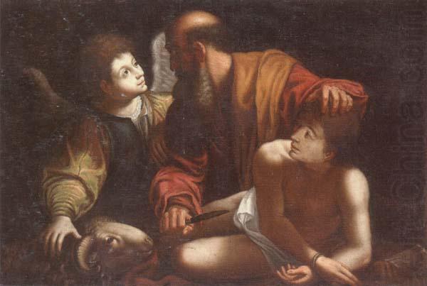 The sacrifice of isaac, unknow artist